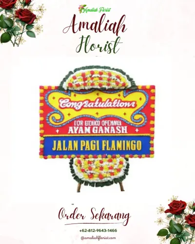 Bunga Papan Congratulation di Nerogtog